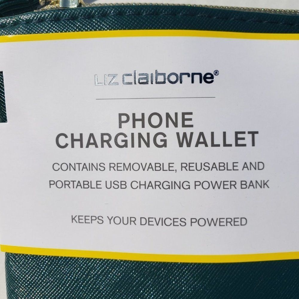 NWT Liz Claiborne Phone Charging Wallet - Picture 4 of 14